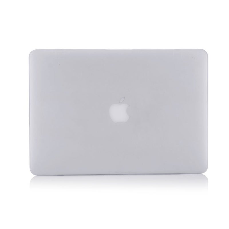 RUBAN Case for MacBook Retina Pro 15 inch A1398 (2015-2012), Plastic Smooth Matte Hard Case Shell with TPU Keyboard Cover, White - Image 3